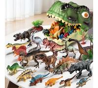 Dinosaur Toy Simulation Dinosaur Dinosaur Head Storage Animals Park | Dinosaur Figurines, Natural Science PVC Dinosaur Action Figures Children