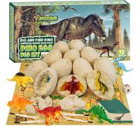 Dinosaur Toys for Boys, Fossil Digging Kit for Kids Dinosaur Egg Toys 3-10 Year