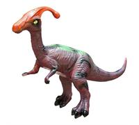 Dinosaur Toys with Roaring Sound, Soft Stuffed Ankylosaurus/Parasaurolophus/T-Rex, Natural Rubber & PP Cotton, Realistic Details, Bendable & Durable for Kids, Educational Role Play Gift