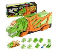 Dinosaur Track Race Car Toys Interactive Flexible DIY Educational