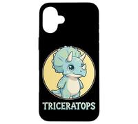 Dinosaur Triceratops Case for iPhone 16 Plus