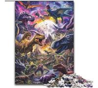 Dinosaur Tyrannosaurus 1000 Piece Jigsaw Puzzles for Teenagers, Family Entertainment Toys Is Ideal As A Gift for The Whole Family (size 50x75cm)