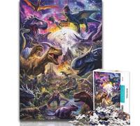 Dinosaur Tyrannosaurus 2000 Piece Jigsaw Puzzles for Adults & Teens,Brain Intelligence Challenge Addictive Toys for Home Decoration 70x100cm