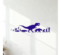 Dinosaur Tyrannosaurus Rex Engraving Decals It Won't Fall Off 36.4x151.7cm DarkBlue