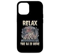Dinosaur Tyrannosaurus T-Rex Relax The DJ Is Here Case for iPhone 12/12 Pro