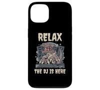 Dinosaur Tyrannosaurus T-Rex Relax The DJ Is Here Case for iPhone 13