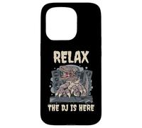 Dinosaur Tyrannosaurus T-Rex Relax The DJ Is Here Case for iPhone 15 Pro