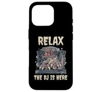 Dinosaur Tyrannosaurus T-Rex Relax The DJ Is Here Case for iPhone 16 Pro