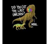 Dinosaur Unicorn Women's T-Shirt - Black - L