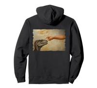Dinosaur Velociraptor Evolution Creationism God Darwin Pullover Hoodie