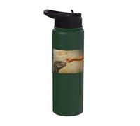 Dinosaur Velociraptor Evolution Creationism God Darwin Stainless Steel Insulated Water Bottle