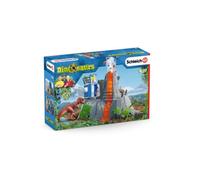 Schleich Dinosaur Volcano Expedition Base Camp Toy Playset