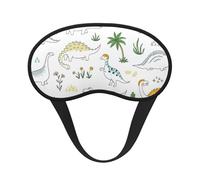Dinosaur Walking Print Adults Kids Light Blocking Eye Cover for Travel Daily Use Nap Insomnia Camping