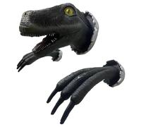 Dinosaur Wall Head, Dinosaur Wall Decor, Resin Head Mount with Claws, Sculpture