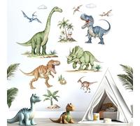 Dinosaur Wall Stickers for Kids Boys: Peel and Stick Dino Wall Decals - Wall Decor Art Kids Supplies Ages 1-12 Year