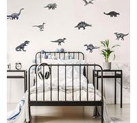 Dinosaur Wall Stickers - Kids’ Room & Nursery Décor - Removable Dinosaur Stickers in Multicolour or Greyscale - Easy to Apply & Renter-Friendly
