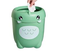 Dinosaur Waste Bin - Portable Trash Container, Kids Garbage Basket | Open-Top Organizer Box, Fun Storage Can for small kitchens, homework desks, nursery setup, activity room, everyday cleanup