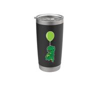 Dinosaur with Birthday Balloon Stainless Steel Insulated Tumbler