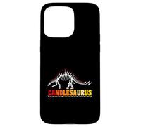 Dinosaur with candles on their backs Candlesaurus Dino Case for iPhone 15 Pro Max