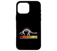 Dinosaur with candles on their backs Candlesaurus Dino Case for iPhone 16 Pro Max