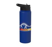 Dinosaur with Candles on Their Backs Candlesaurus Dino Stainless Steel Insulated Water Bottle