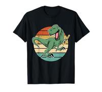 Dinosaur With Flute Player Flutist I T-Rex T-Shirt