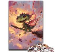 Dinosaur Wizard Jigsaw Puzzles for Teenagers 2000 Jigsaws,Challenging To Complete But Fun And Humorous Unique Home Decor And Gifts (70X100cm)