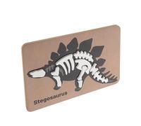Dinosaur Wooden Jigsaw Puzzle for Engaging Cognitive and Sensory Play Natural Solid Construction Creative Detachable Dinosaur Bones for Early Learning Activities