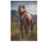 Dinosaur Wooden Jigsaw Puzzles 1000 Piece Puzzle For Adults. Challenging To Complete But Fun And Humorous Jigsaws 78×53cm