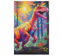 Dinosaur Wooden Jigsaw Puzzles for Adults Hard Poster Puzzle 1000 Piece Precise Interlocking Educational Game Toys 78×53cm