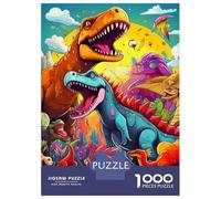 Dinosaur World 1000 Piece Jigsaw Puzzle Jigsaw Puzzle for Adults Colourful Scene Relaxing Activity Paper 70x50cm/1000pcs