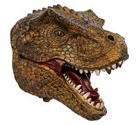 Dinosaur World Small T-Rex Wall Hanging - Boys Kids Birthday Party Gaming Room Taxidermy Dinosaur Themed Wall Sculpture Indoor Outdoor Animal Heads Wall Art Decor