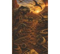 Dinosaur World: Trail of the Giants: A 110-Page Prehistoric Hardcover Journal with Dinosaur Footprint Writing Pages for Young Explorers