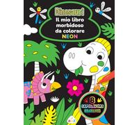 Dinosauri. Il mio libro morbidoso da colorare. Ediz. a spirale (Sticker e coloring)