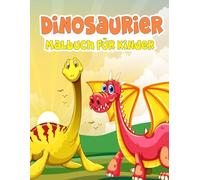 Dinosaurier Malbuch für Kinder: 38 wunderschöne Motive zum ausmalen für Vorschulkinder, Jungen und Mädchen