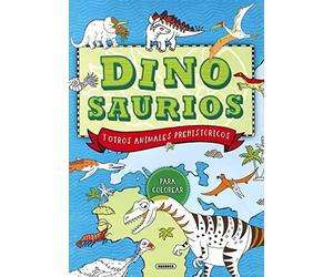 Dinosaurios y otros animales prehistricos para colorea - Spanish Language NEW