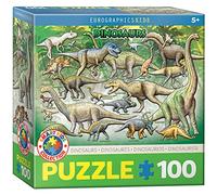 Eurographics 6100-0098 Dinosaurs Puzzle, Various, 33 x 48 cm