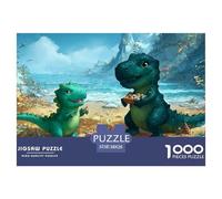 Dinosaurs 1000-piece Puzzle 38x26cm/1000pcs, - Creative Educational Game, Stress-relief And Decoration Gift, Ideal for Children And Adults