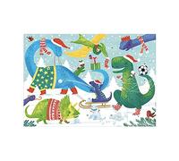 Dinosaurs 350 x 245 mm Caltime Traditional Advent Calendar