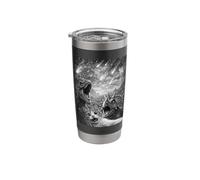Dinosaurs and Cats Meteor Selfie Stainless Steel Insulated Tumbler