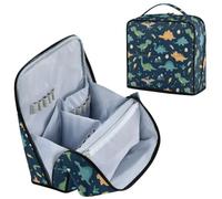 Dinosaurs Black Makeup Bag Makeup Organizer for Women