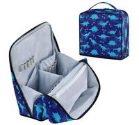 Dinosaurs Blue Makeup Bag Toiletry Bag for Women