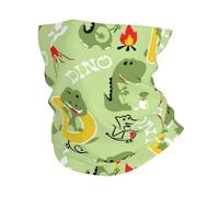 Dinosaurs Cartoon Animal Comic Cute Headband Stylish Neck Scarf Comfortable Half Face Scarf For Sports Workout Women 25X50Cm