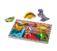 Dinosaurs Chunky Puzzle - 7 Pieces Playset Toy Kids Age 2+ Melissa & Doug