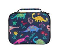 Dinosaurs Cute Kids Pattern Colored Pencil Bag Large Capacity Pencil Case for Colouring Pencils Pen Bag Marker Organizer