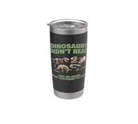 Dinosaurs Did Not Read Funny Book Lover Design Stainless Steel Insulated Tumbler