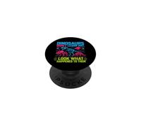 Dinosaurs Didn't Learn Art Funny Drawing Teacher PopSockets Adhesive PopGrip