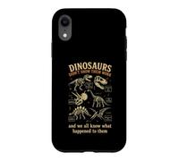Dinosaurs Didn't Show Their Work Funny Math Teacher Design Case for iPhone XR