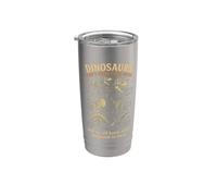 Dinosaurs Didn't Show Their Work Funny Math Teacher Design Stainless Steel Insulated Tumbler