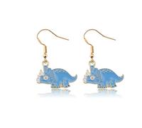 Dinosaurs Earrings Dinosaurs Lover Gift Dinosaur Charm Earrings Dinosaur Jewelry for Women, S, No Gemstone